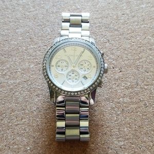 Michael Kors Rhinestone Bezel Watch